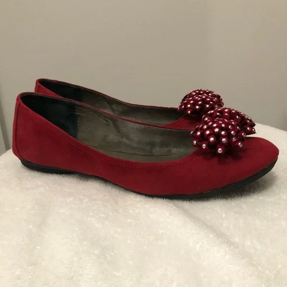 Red Ballerina flats - Picture 2 of 5